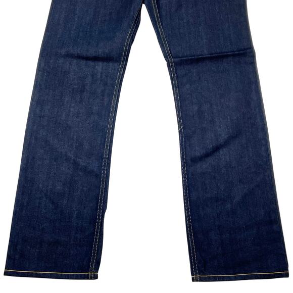 Vans Off the Wall Strater Denim Jeans 32x32 Dark Blue Straight Fit Mid Rise New - Picture 4 of 10